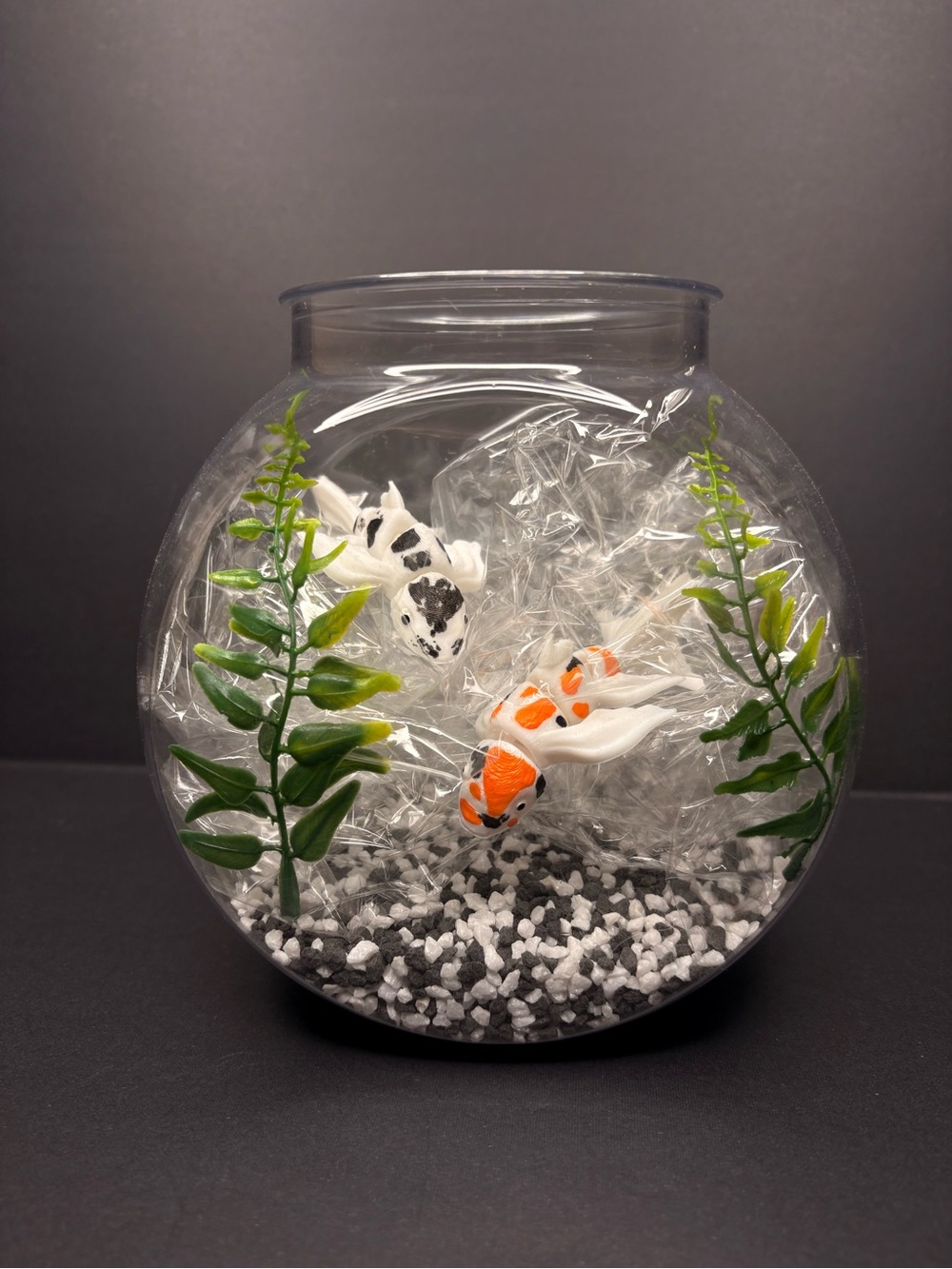 Play pretend pet Koi fish with fishbowl